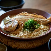 華やかなお祝いの席に「鯛そうめん」