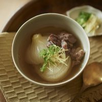 新玉ねぎの美味しさまるごと「牛肉と新玉ねぎのスープ」