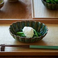 苦味をまろやかに包むクリーミーな和え衣「春菊の白和え」