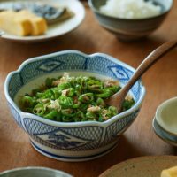 近海一本釣を使ったししとうの土佐和え