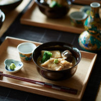 久右衛門あわせだしを使った肉の治部煮
