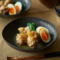 倖ぽん酢を使った鶏手羽元のマーマレード煮