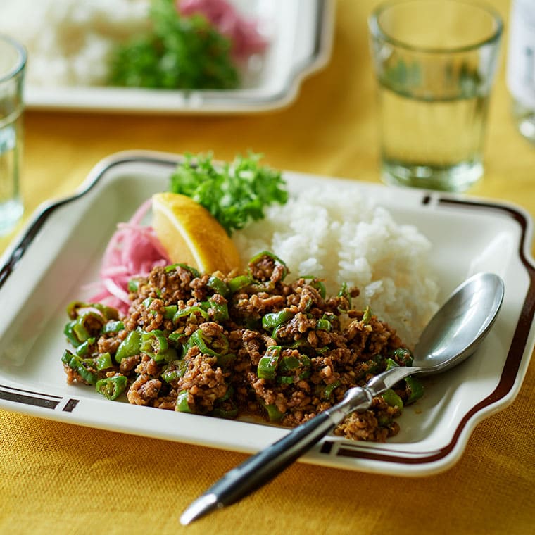 ししとうのだしがらドライカレー