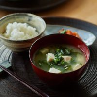 いわし柔削りのお味噌汁