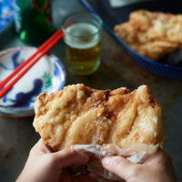 万能つゆを使った鶏排（ジーパイ/台湾風唐揚げ）