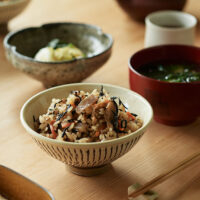 万能つゆを使った五目炊き込みご飯